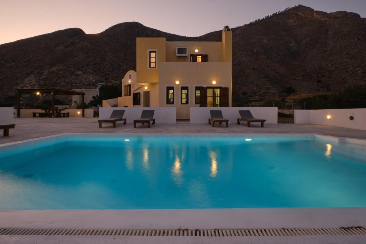 Private Villa Evgenia With Swimming Pool Perissa  Exterior foto